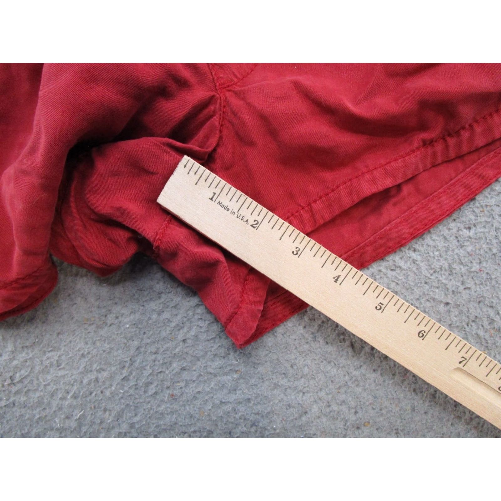 American Eagle Outfitters American Eagle Outfitters Jogger Shorts Red Lyocell Elastic Waist Size L Pockets NEW Size 36" / US 14 / IT 50 - 7 Thumbnail