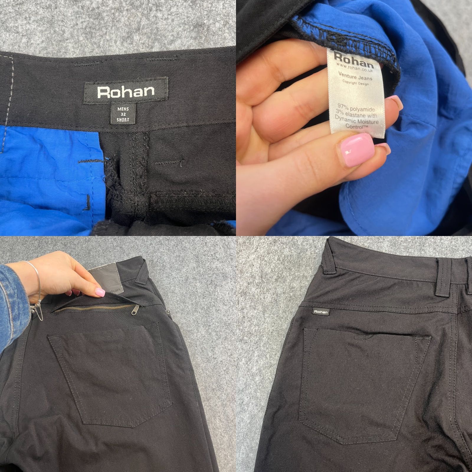 Vintage Rohan Jeans Venture Straight 30 30 Mens Dark Blue Relaxed 5-Pocket Denim Jeans Size US 30 / EU 46 - 8 Thumbnail