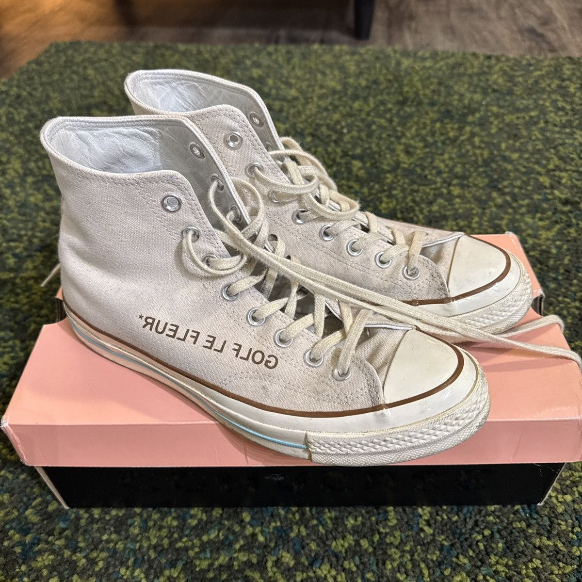 Golf le Fleur Golf le Fleur Converse Chuck Taylor Hi Parchment Size 8.5 US Size US 8.5 / EU 41-42 - 3 Thumbnail