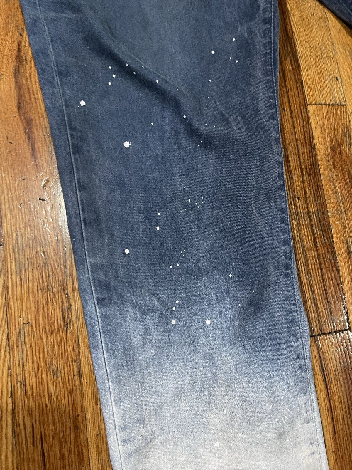 Purple Brand Purple Brand Denim Jeans Cobalt Paint Splatter Spray Size 40 Size US 40 / EU 56 - 4 Thumbnail
