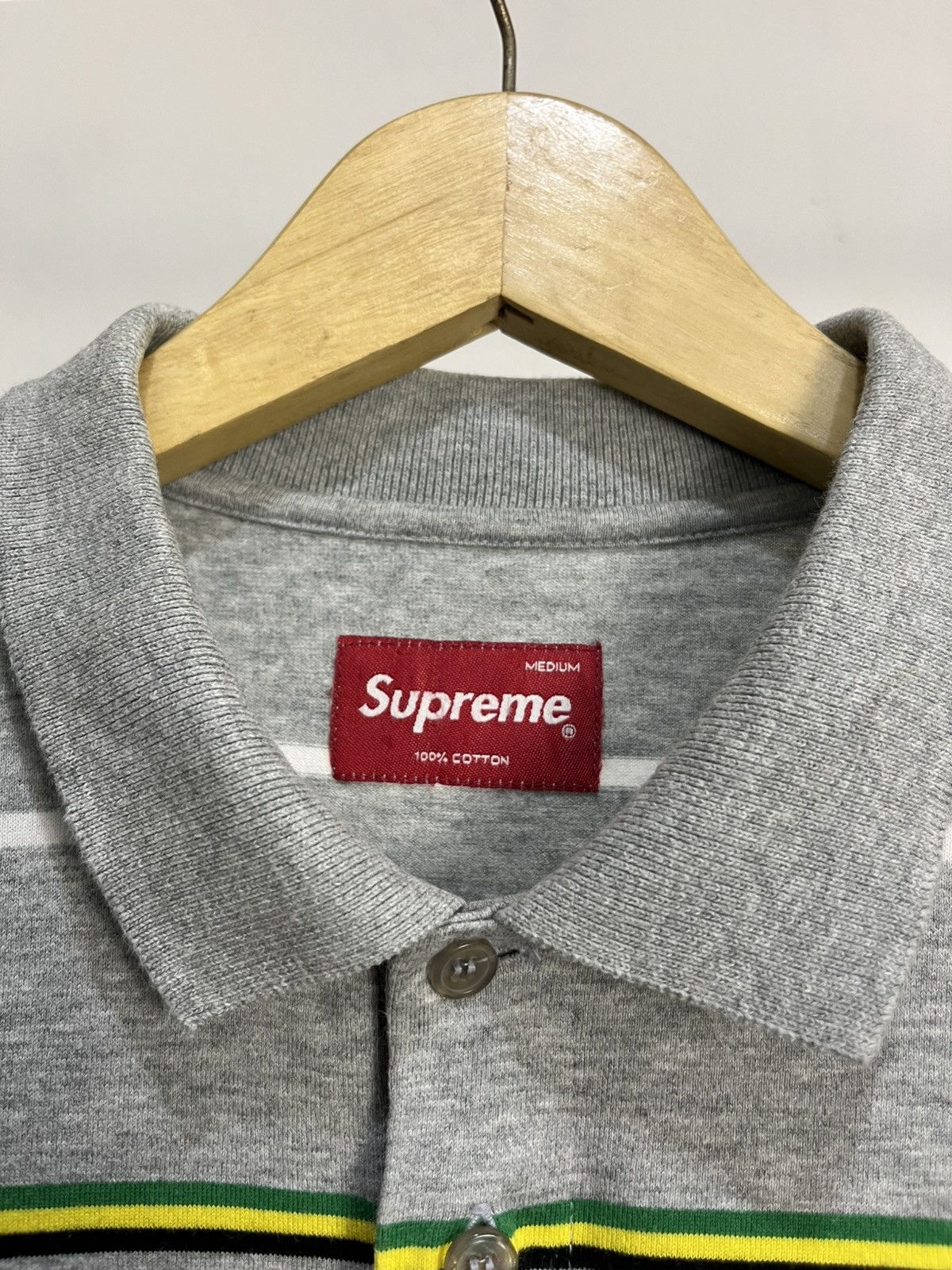 Supreme Y2k Supreme Striped Long sleeve Polo Shirt Size US M / EU 48-50 / 2 - 3 Thumbnail