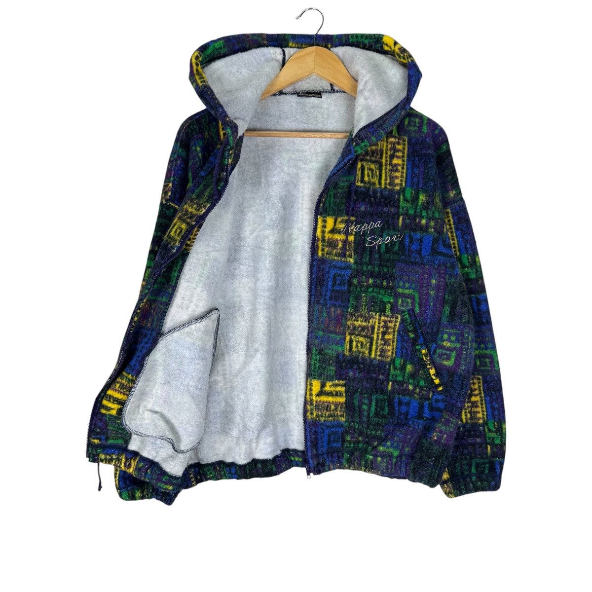 Kappa ☀️VTG KAPPA HOODIE COLORWAY FLLECE ZIPPER JACKET Size US M / EU 48-50 / 2 - 7 Thumbnail