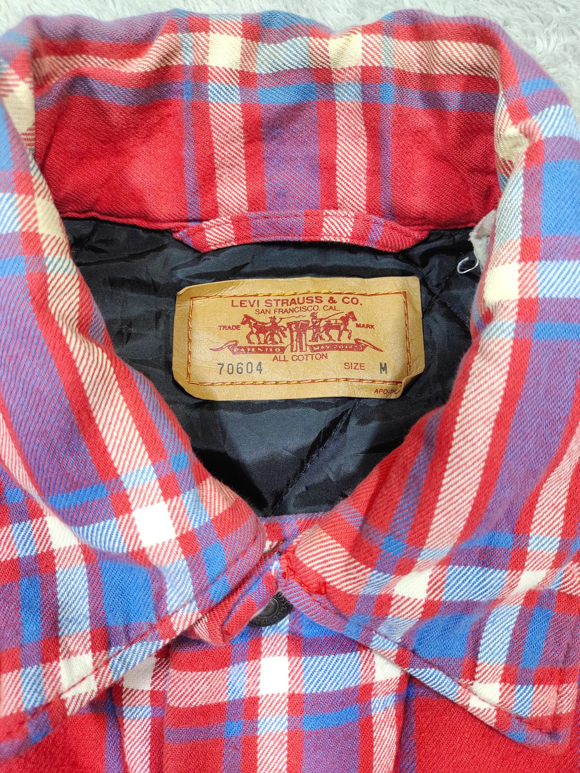 Levi's Vintage Clothing VINTAGE 70604 LEVIS FLANNEL CHECKED JACKET Size US M / EU 48-50 / 2 - 7 Thumbnail