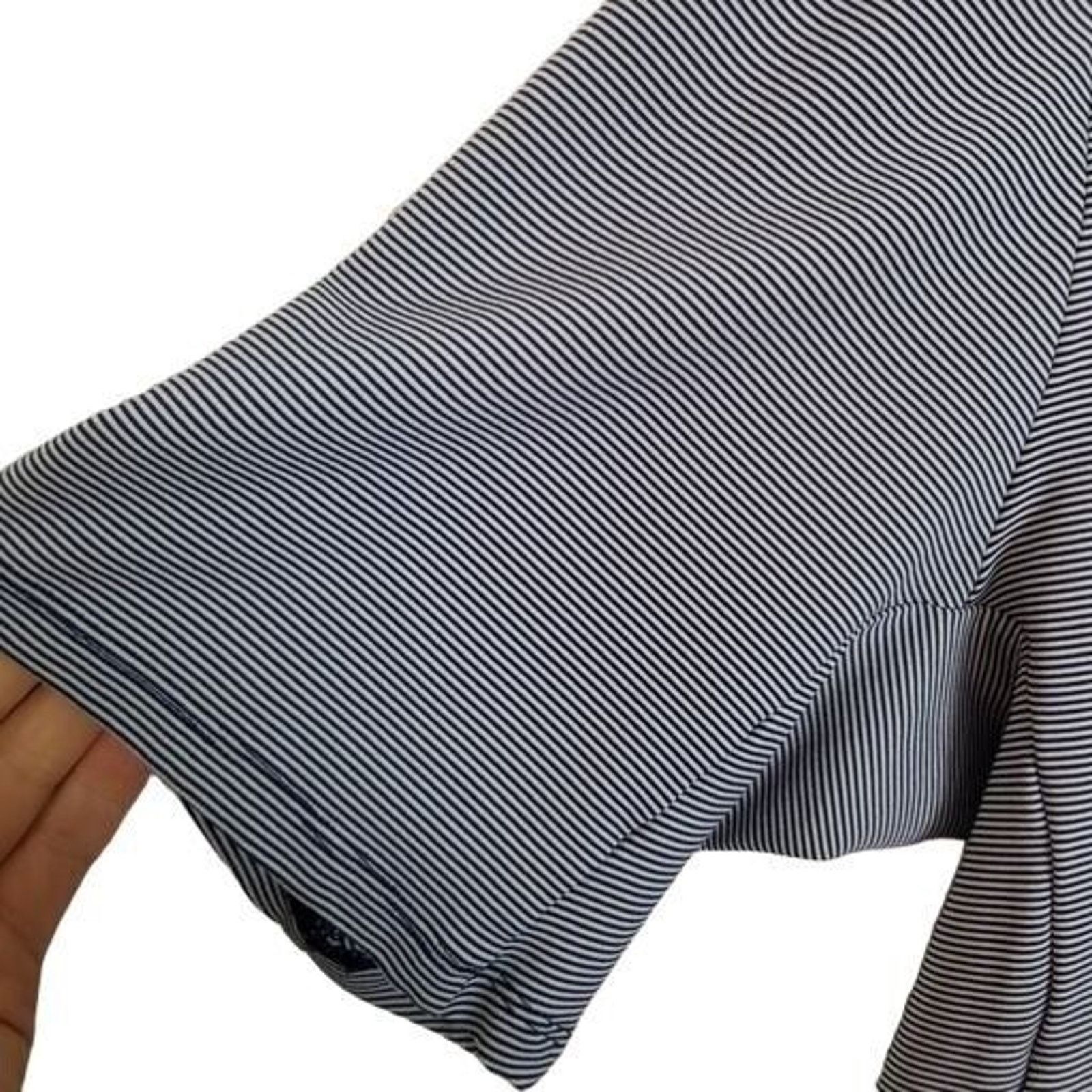 KJUS KJUS Mens Striped Golf Polo Shirt S Stretch Active Athletic Size US S / EU 44-46 / 1 - 4 Thumbnail