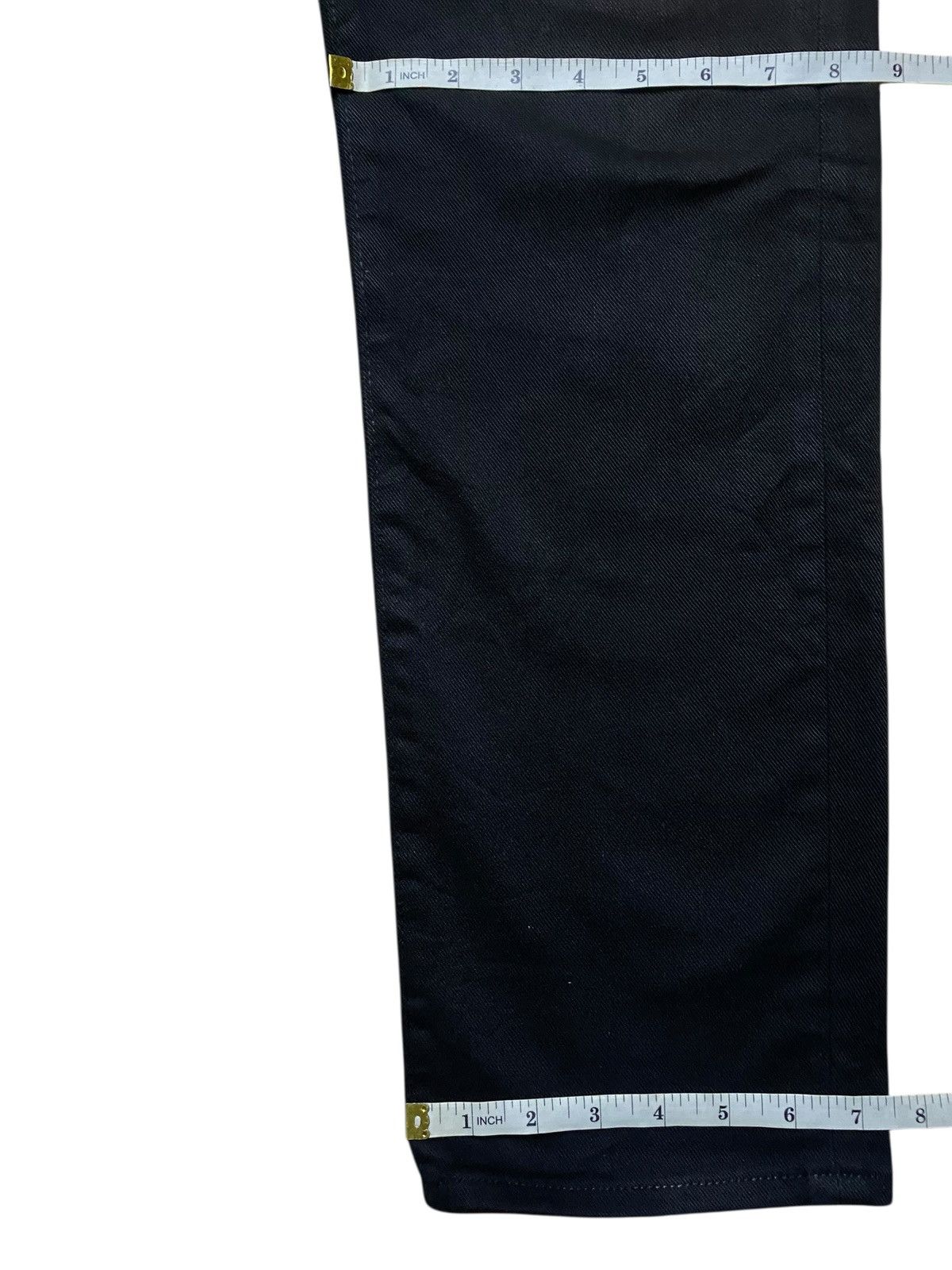 Edwin Vintage Edwin 503 Black Denim Slim Fit Jeans Size US 32 / EU 48 - 12 Thumbnail