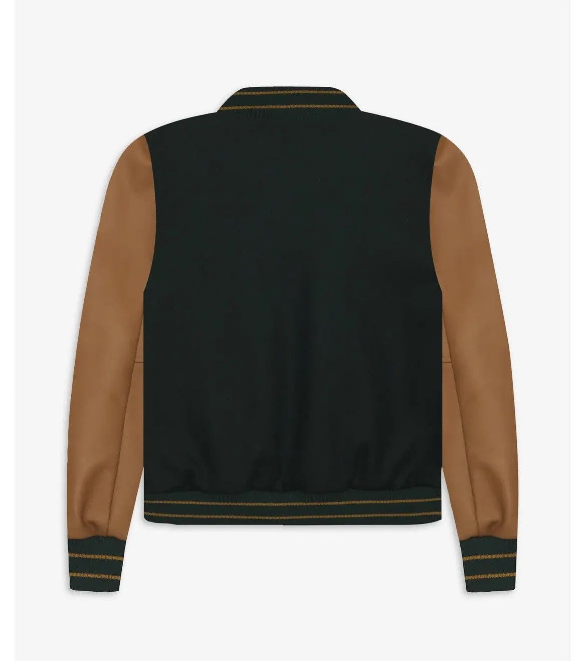 Rhude 2995USD Chenille Letterman Varsity Jacket Green/Tan Size US L / EU 52-54 / 3 - 4 Thumbnail