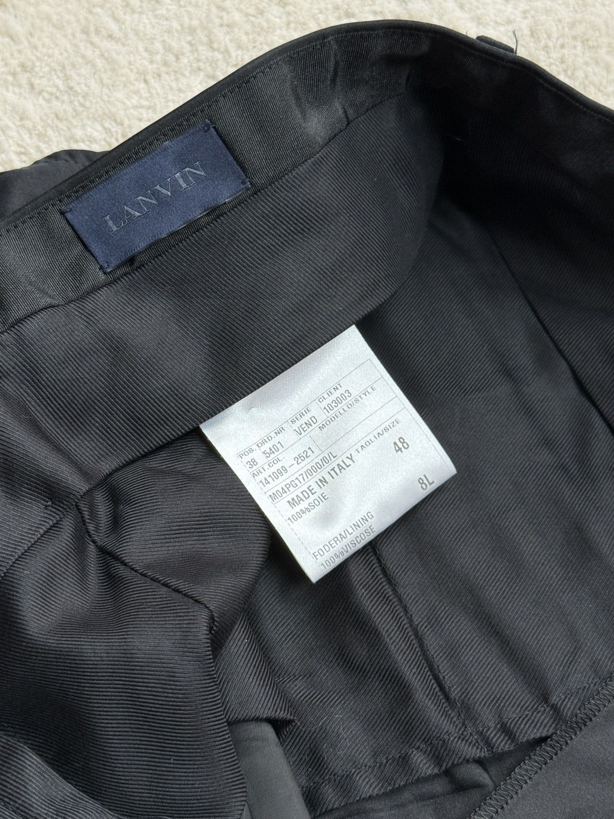 Lanvin Silk Elegant Vintage Pants Lanvin Size US 44 / EU 60 - 8 Thumbnail