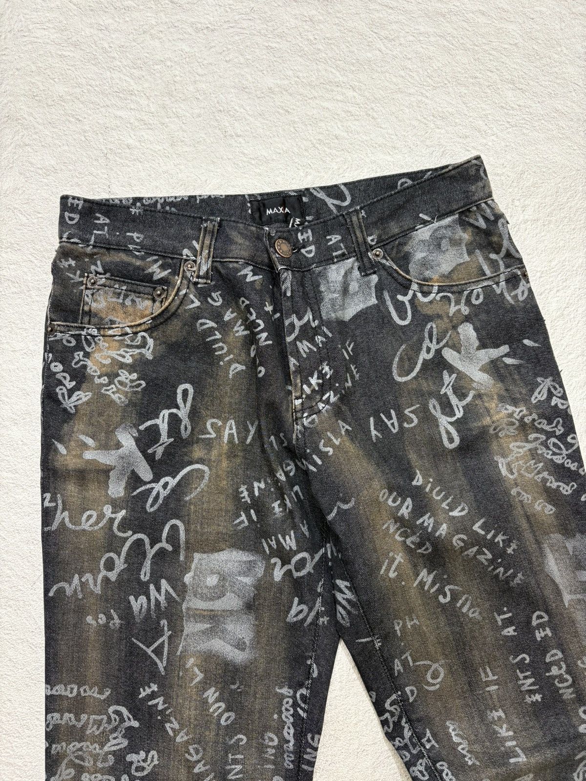 Hysteric Glamour 2000s Maxa Japanese flared smoke wash denim y2k style Size US 28 / EU 44 - 4 Thumbnail