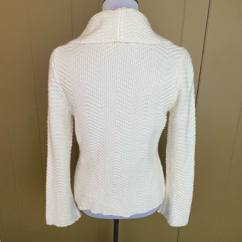 Other JM Collection women S one button knit collared sweater jacke Size S / US 4 / IT 40 - 7 Thumbnail