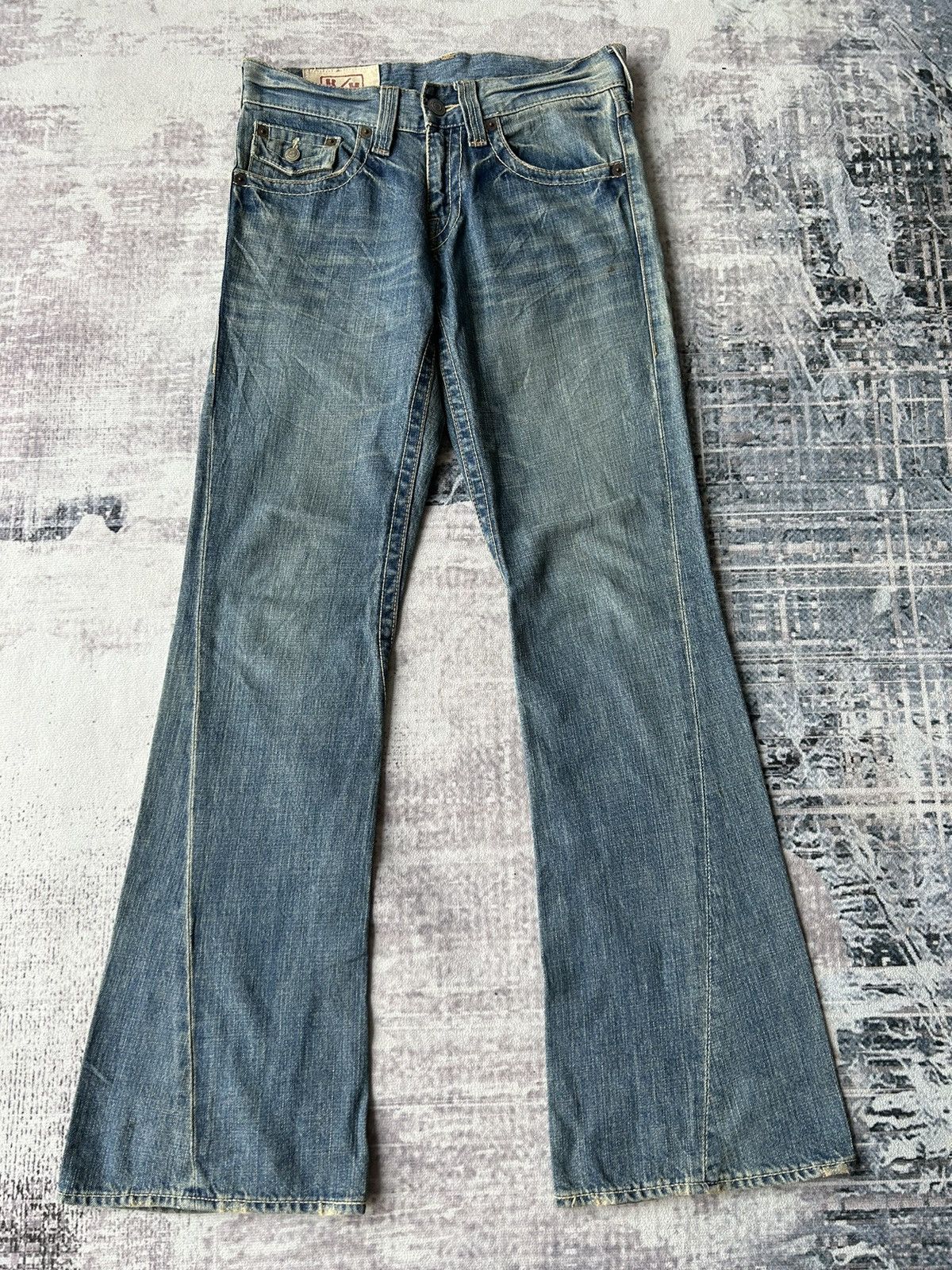 If Six Was Nine Super Flared Denim Design By Rush Hour Size US 32 / EU 48 - 3 Thumbnail