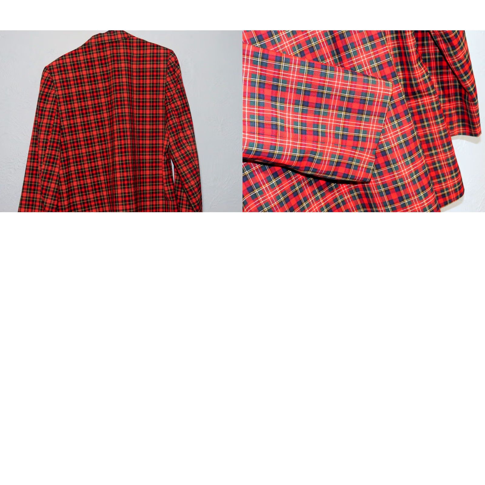 Pendleton VINTAGE Pendleton Blazer Women Red Tartan 10 100% Wool One Button Mid-Length Plaid Womens Blazer Mens? Size L / US 10 / IT 46 - 8 Thumbnail