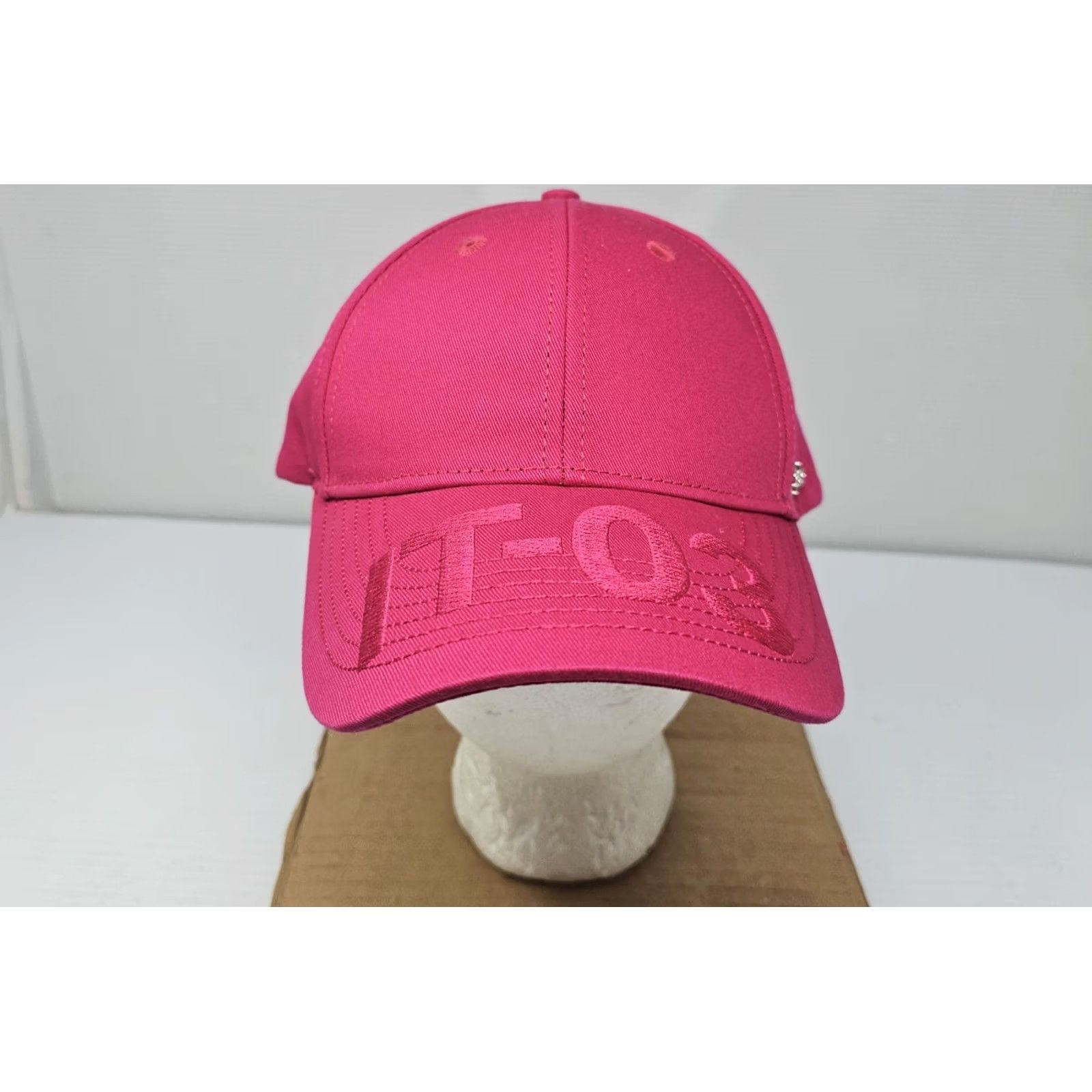 Pinko 9dcc Iteration 3 Baseball Cap Pink Adjustable Unisex Adults 100% Cotton Streetwear Auto Racing GMoney Strapback NWOT RARE Cap Size ONE SIZE - 2 Thumbnail