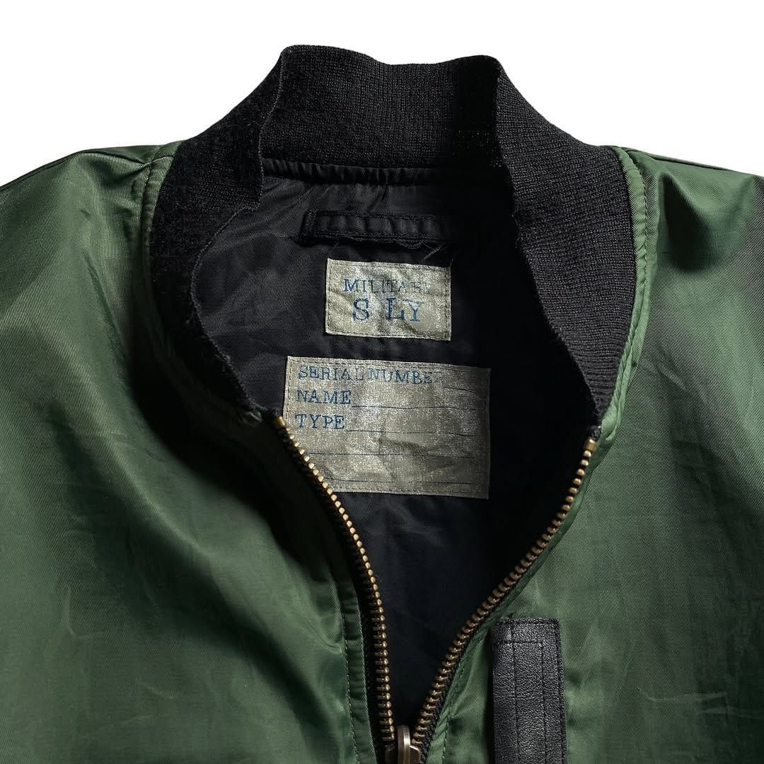Japanese Brand Sly military reversible bomber jacket Size US S / EU 44-46 / 1 - 6 Thumbnail
