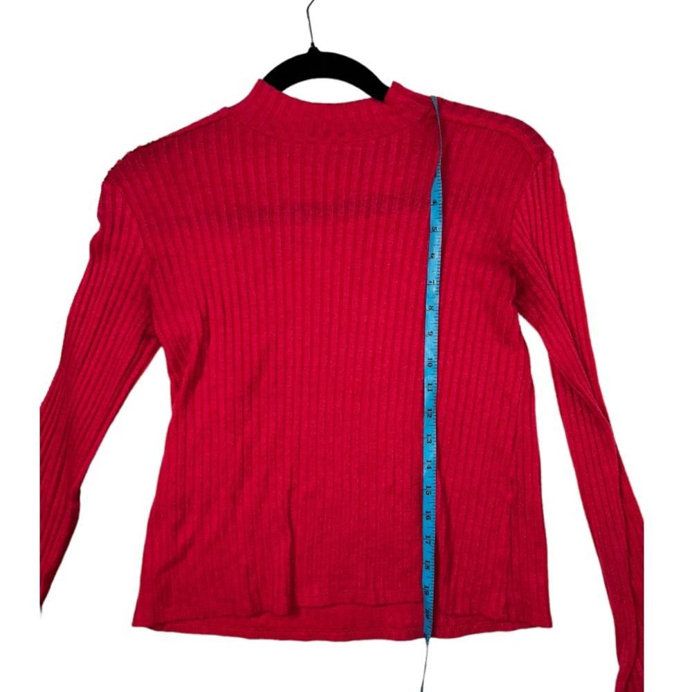 Zara Zara l Hot Pink Ribbed High Neck Top Small Size S / US 4 / IT 40 - 2 Thumbnail