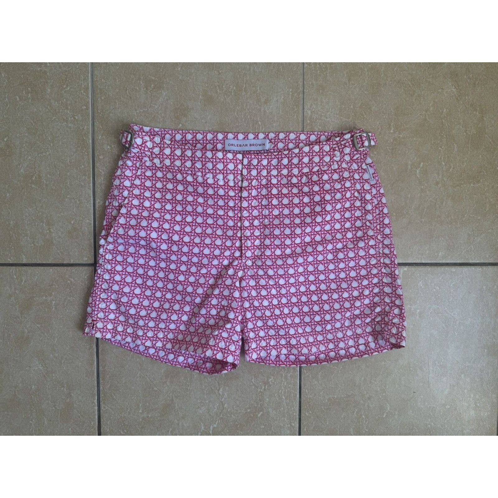 Orlebar Brown Orlebar Brown Bulldog Geometric Swim Shorts Size US 28 / EU 44 - 3 Thumbnail
