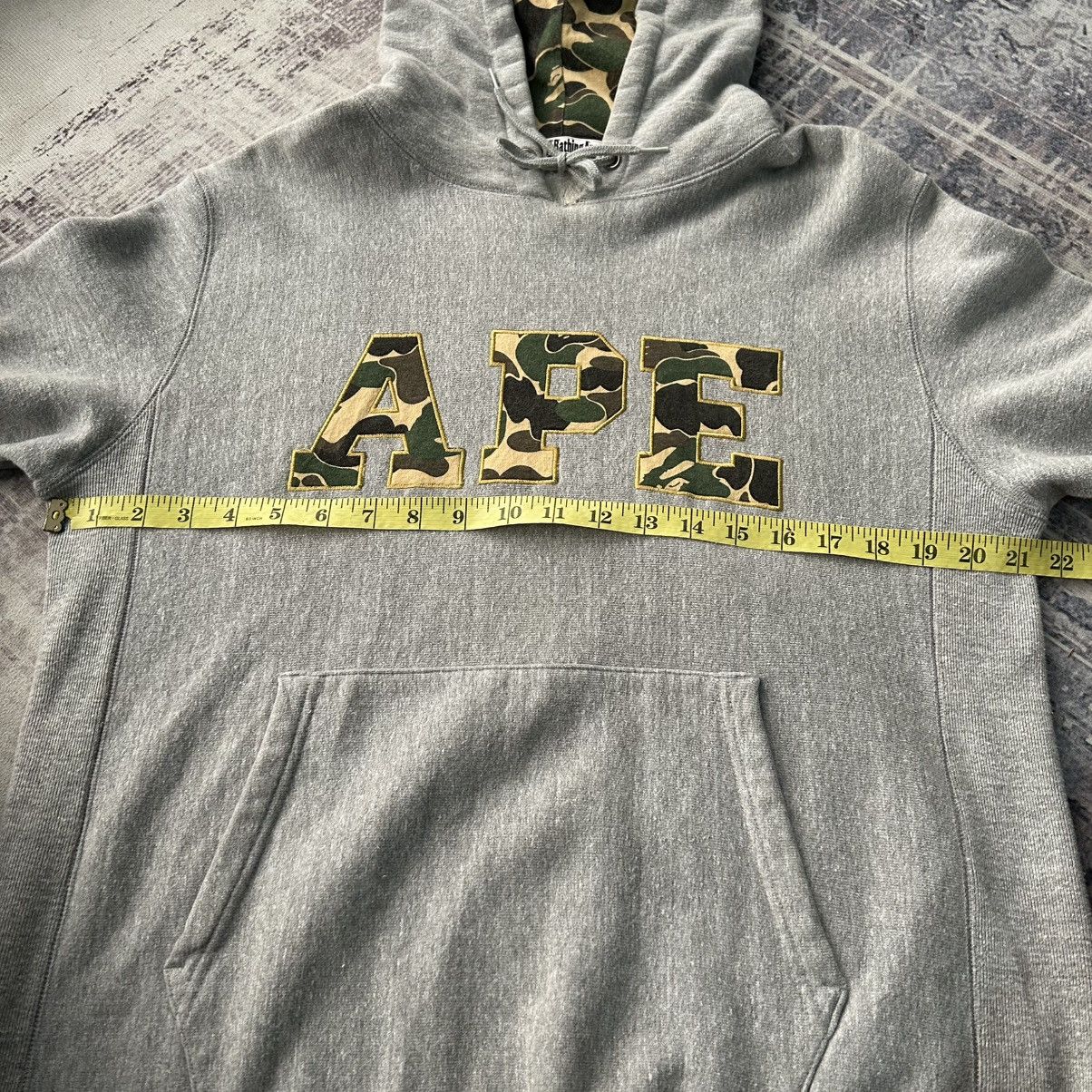 Bape * APE * Bape Big Logo Camo Pullover Hoodie Size US M / EU 48-50 / 2 - 18 Thumbnail