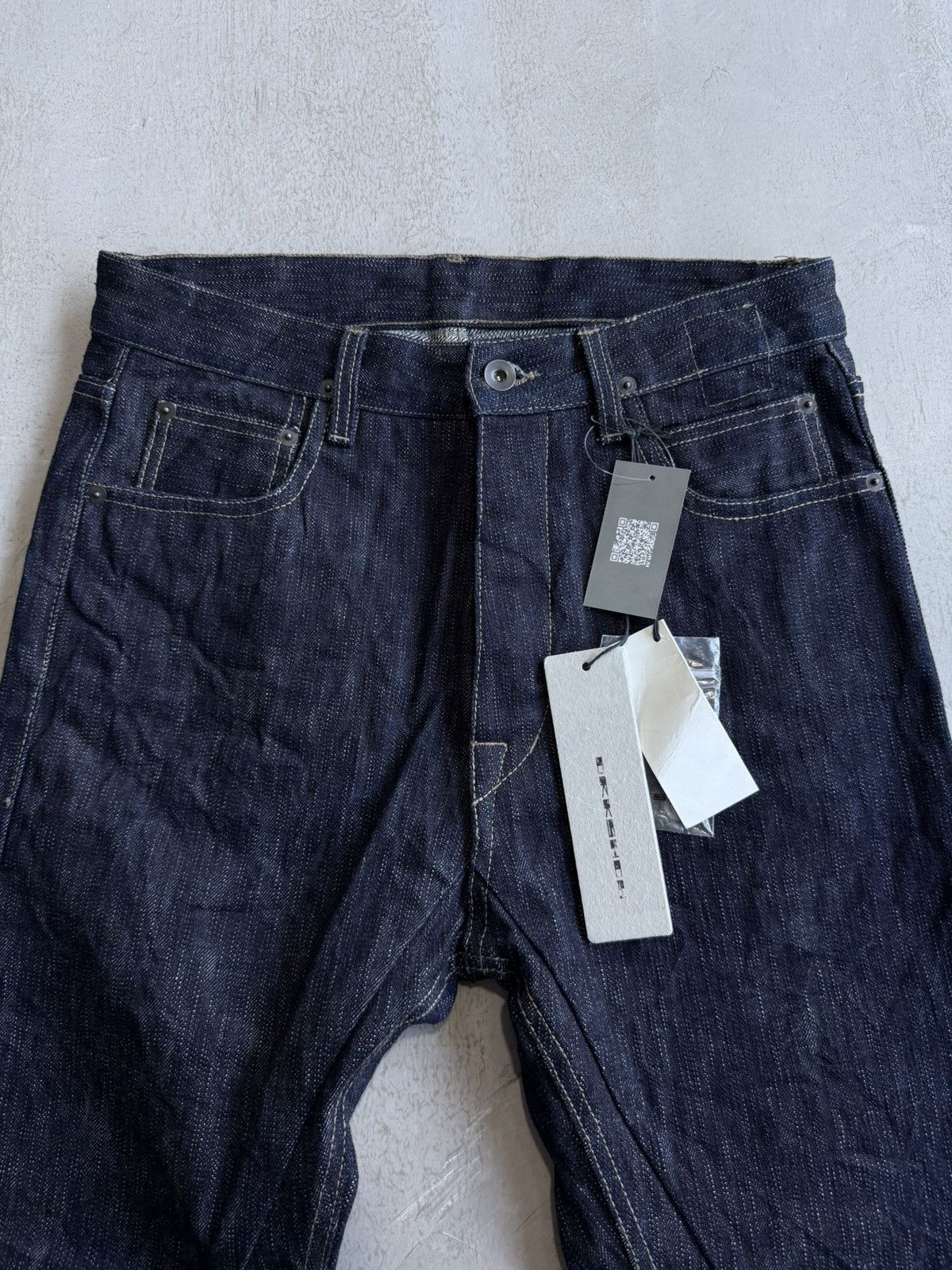 Rick Owens Drkshdw Rick Owens - Drkshdw Torrence Cut Selvedge Jeans Size US 30 / EU 46 - 3 Thumbnail