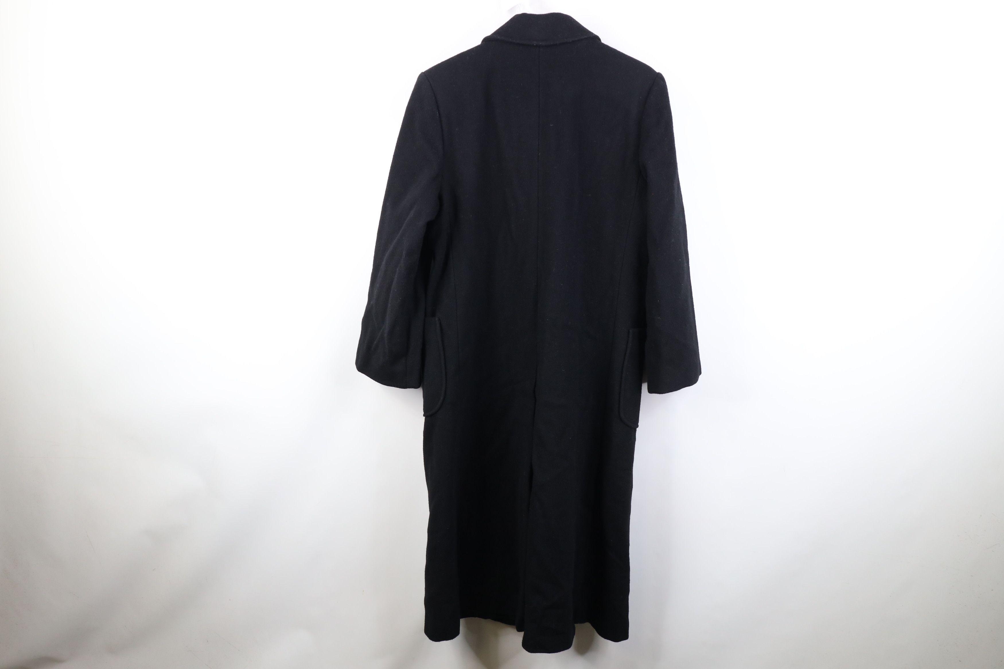 Vintage Vintage 80s 90s Streetwear Trench Coat Jacket Black USA Size L / US 10 / IT 46 - 13 Thumbnail