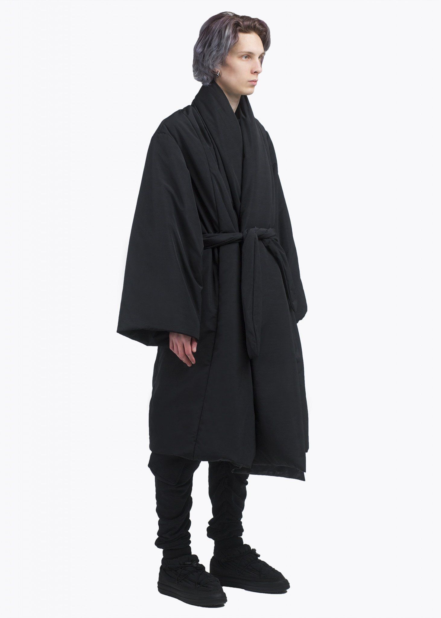 Bat Norton INSULATED JACKET KIMONO OVERSIZE. BLACK Size US L / EU 52-54 / 3 - 6 Thumbnail