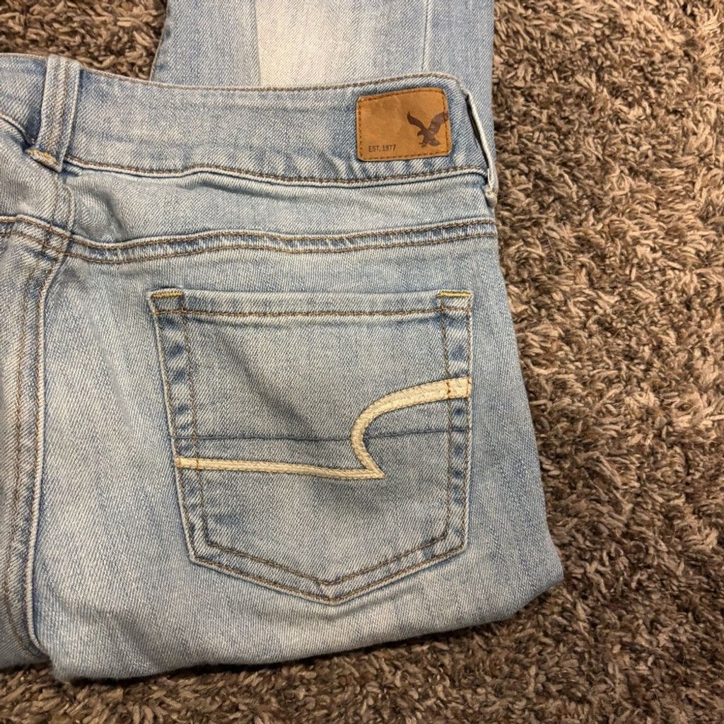 American Eagle Outfitters Women's American Eagle Crop Jeans Size 27" / US 4 / IT 40 - 3 Thumbnail