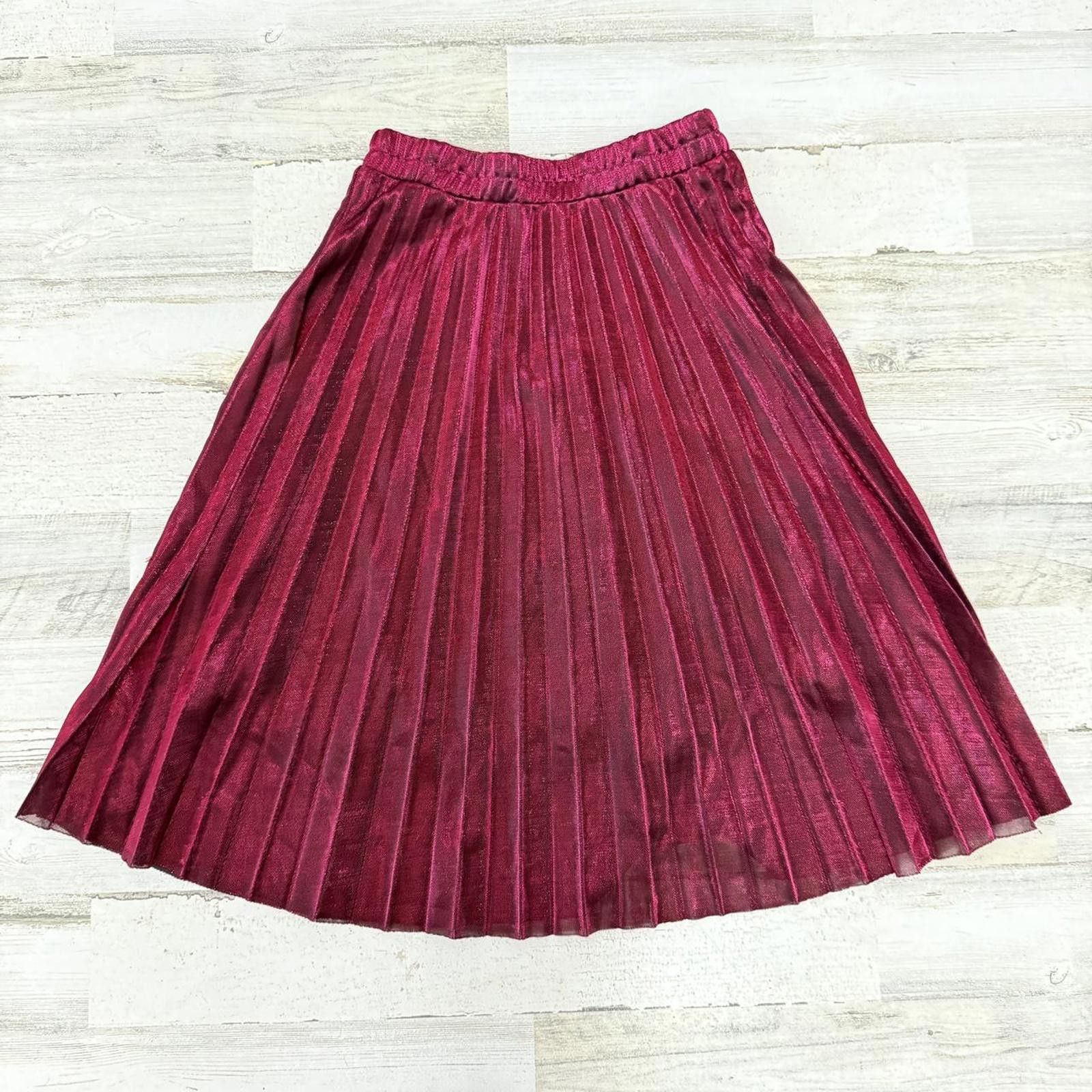 Designer Whimsygoth Burgandy Skirt Small Size 28" / US 6 / IT 42 - 2 Thumbnail