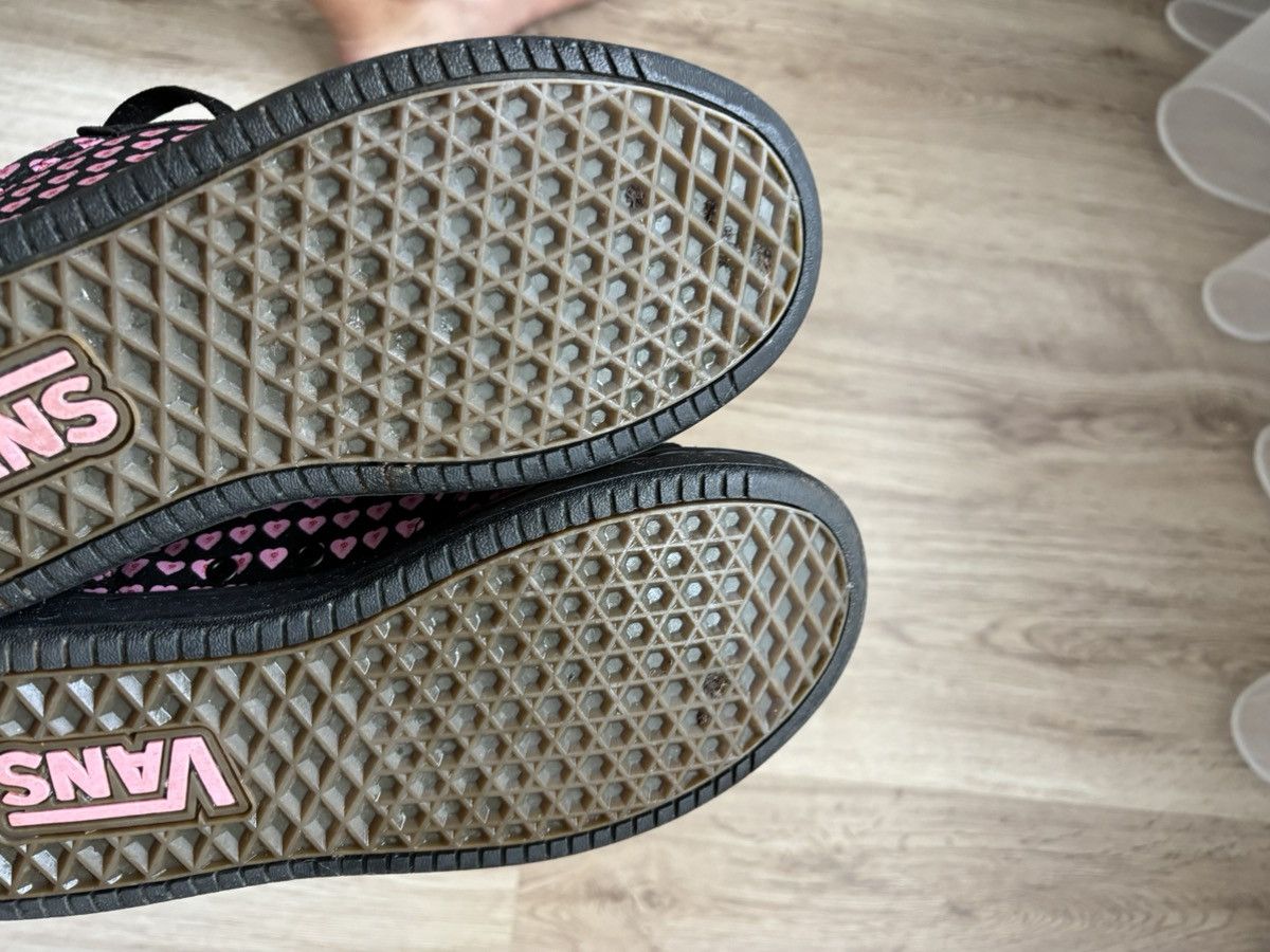 Vans Vans Decline Women’s 6.5 Pink Heart Skull Rare 2009 Y2K Emo Size US 6.5 / IT 36.5 - 21 Thumbnail