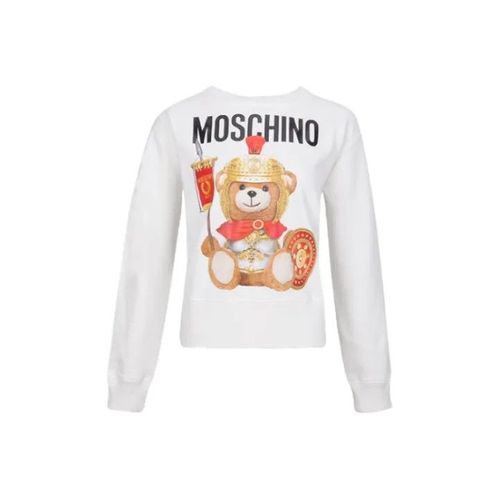Moschino Moschino Teddy Bear Print Sweatshirt for Women 0079 Size M / US 6-8 / IT 42-44 - 1 Thumbnail