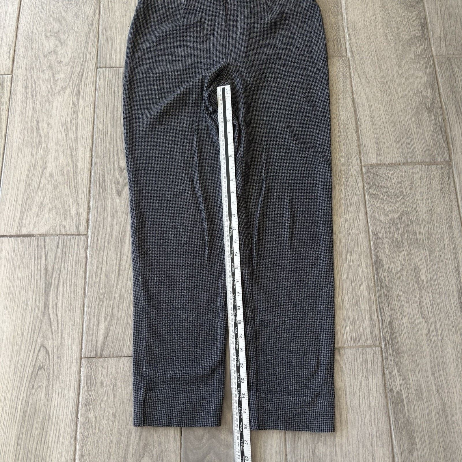 J. Jill J. Jill Pants Black Plaid Houndstooth Ponte Slim Leg Small Size 29" - 10 Thumbnail