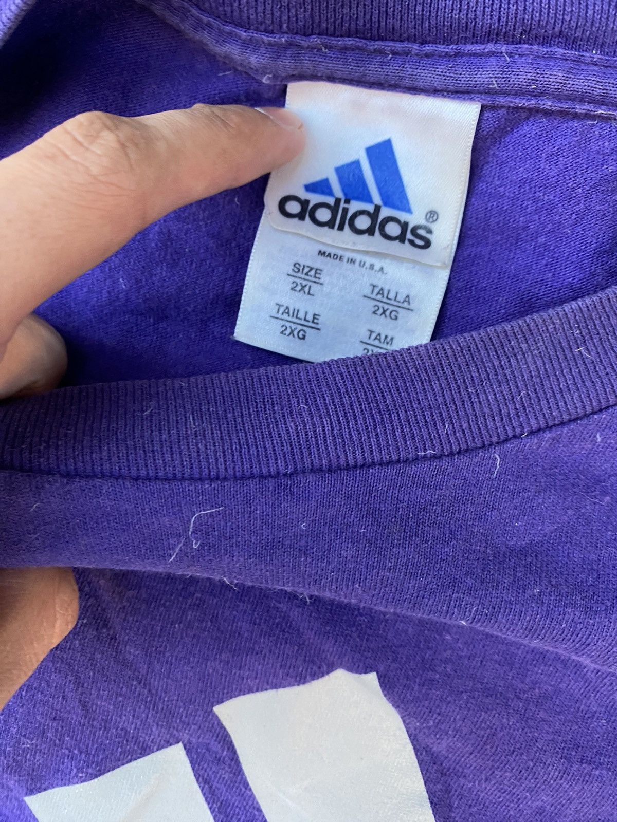 Adidas × Vintage VTG LATE 90s ADIDAS SHIRT Size US XXL / EU 58 / 5 - 2 Thumbnail