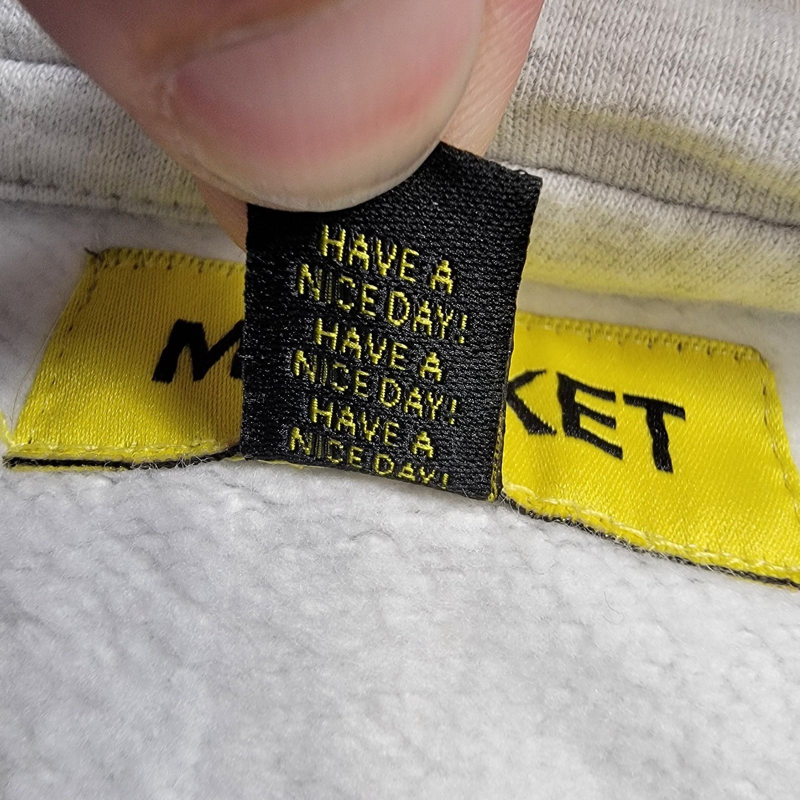 Market Market Studios Pixelated Logo Hoodie Sz M (658-659) Size US M / EU 48-50 / 2 - 6 Thumbnail