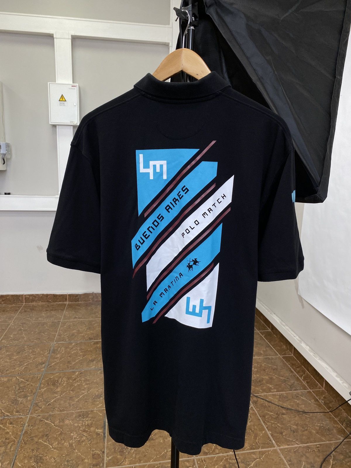 La Martina 🇦🇷Vintage La Martina Buenos Aires Polo T-Shirt Rare Retro Y2K Size US XL / EU 56 / 4 - 1 Thumbnail