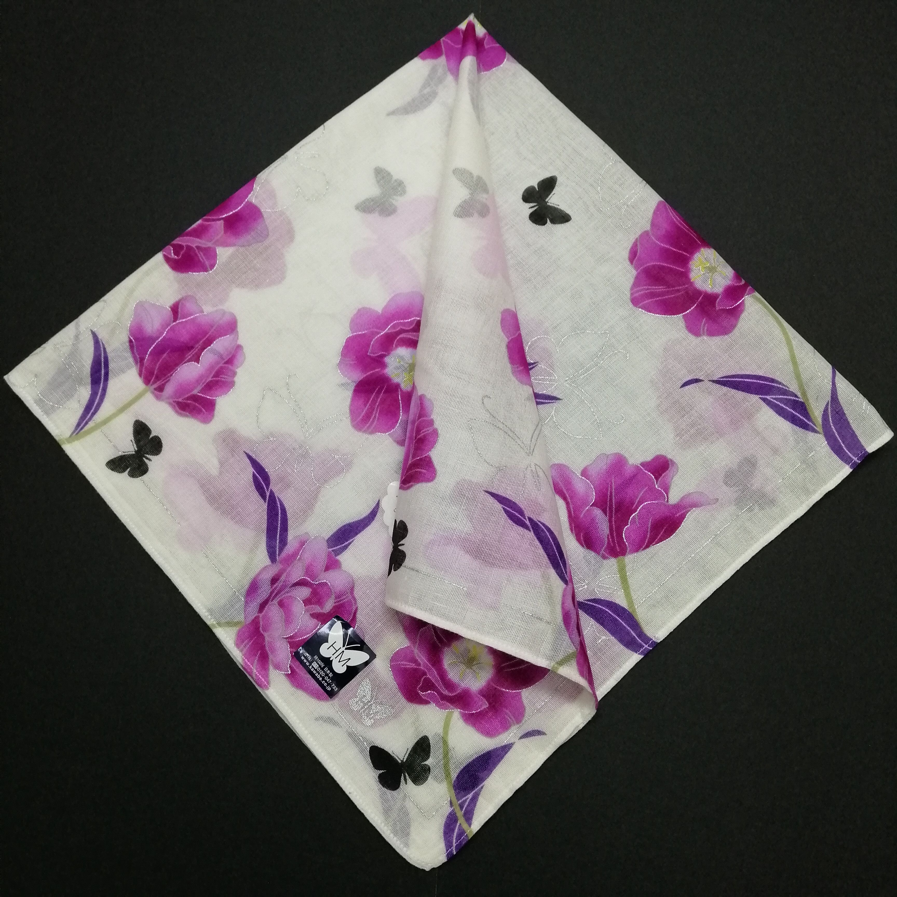 Hanae Mori Hanae Mori Handkerchief/Neckerchief/Bandana -KD2299 Size ONE SIZE - 1 Thumbnail