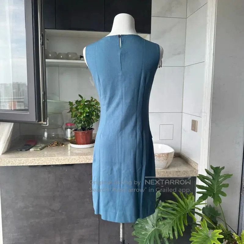 Burberry Burberry M Blue Short Sleeve Dress. Size M / US 6-8 / IT 42-44 - 5 Thumbnail