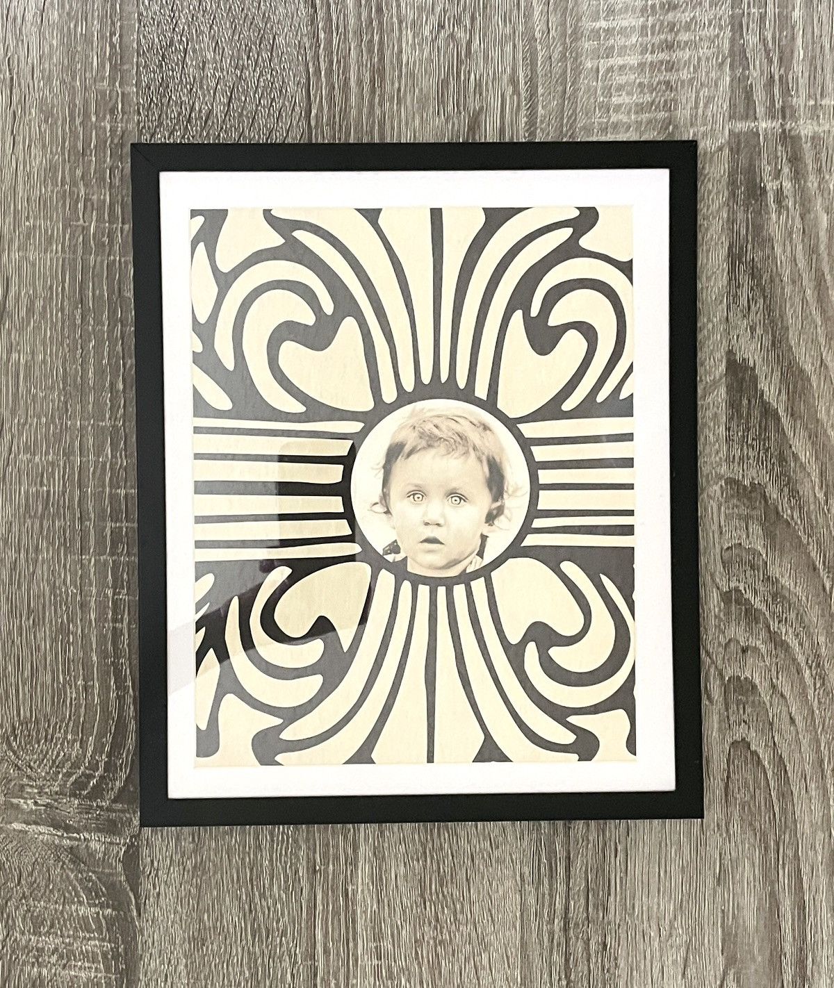Chrome Hearts × Vintage Chrome Hearts close up 9x11 cutout Framed poster Size ONE SIZE - 1 Thumbnail