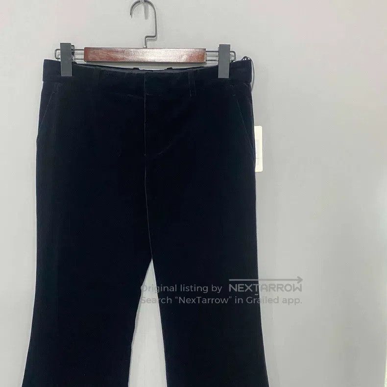Gucci Gucci Black velvet trousers Size 26" / US 2 / IT 38 - 2 Thumbnail