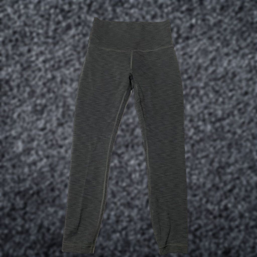 Lululemon Lululemon Pants Womens 10 Gray High Rise Leggings Yoga Athletic LW5CPS Size 32" / US 10 / IT 46 - 1 Thumbnail