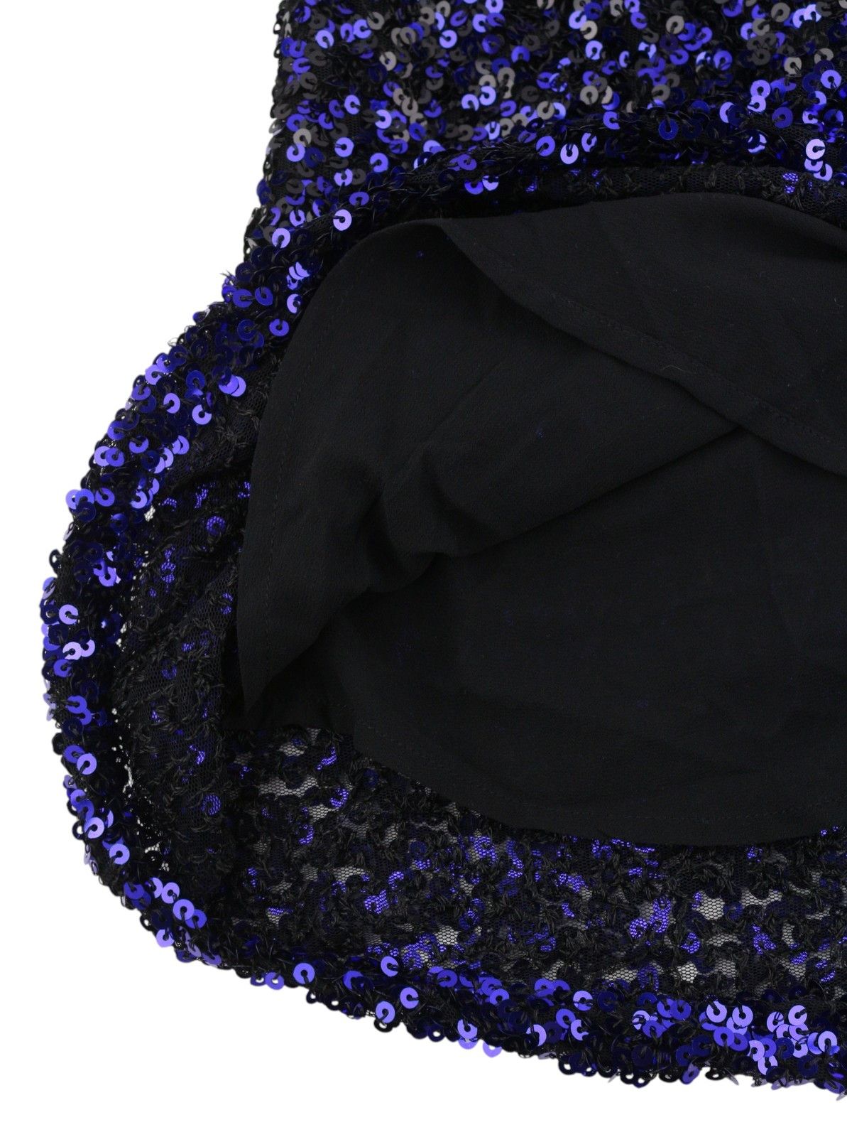 Desigual SATURNO S Black Glitter Sequin Mini Dress 89027 Size S / US 4 / IT 40 - 7 Thumbnail