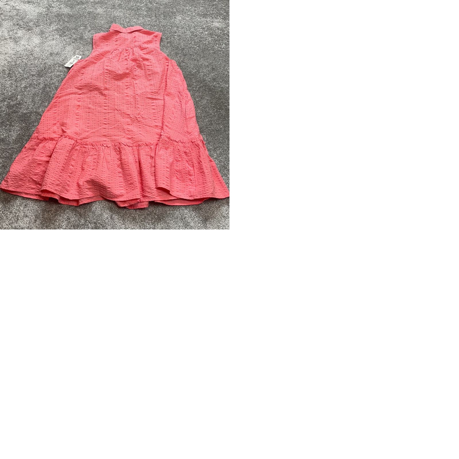 Vintage Time & True Blouse Shirt Womes 2XL Pink Plaid Button Up Collared Sleeveless Knit Cotton Polyester Casual Women's Size XXL / US 16-18 / IT 52-54 - 9 Thumbnail