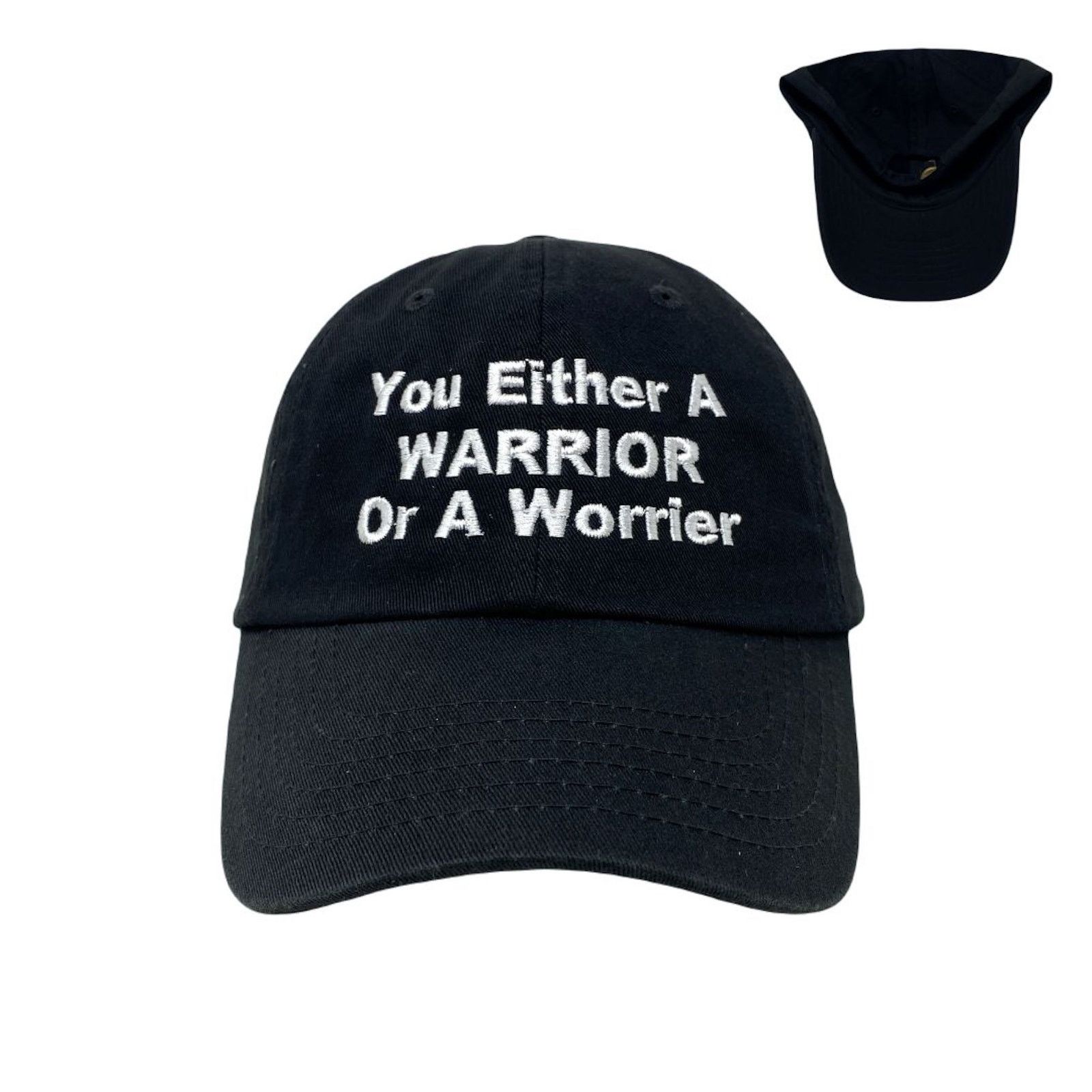 Other WARRIOR Or Worrier Dad Hat Size ONE SIZE - 1 Thumbnail