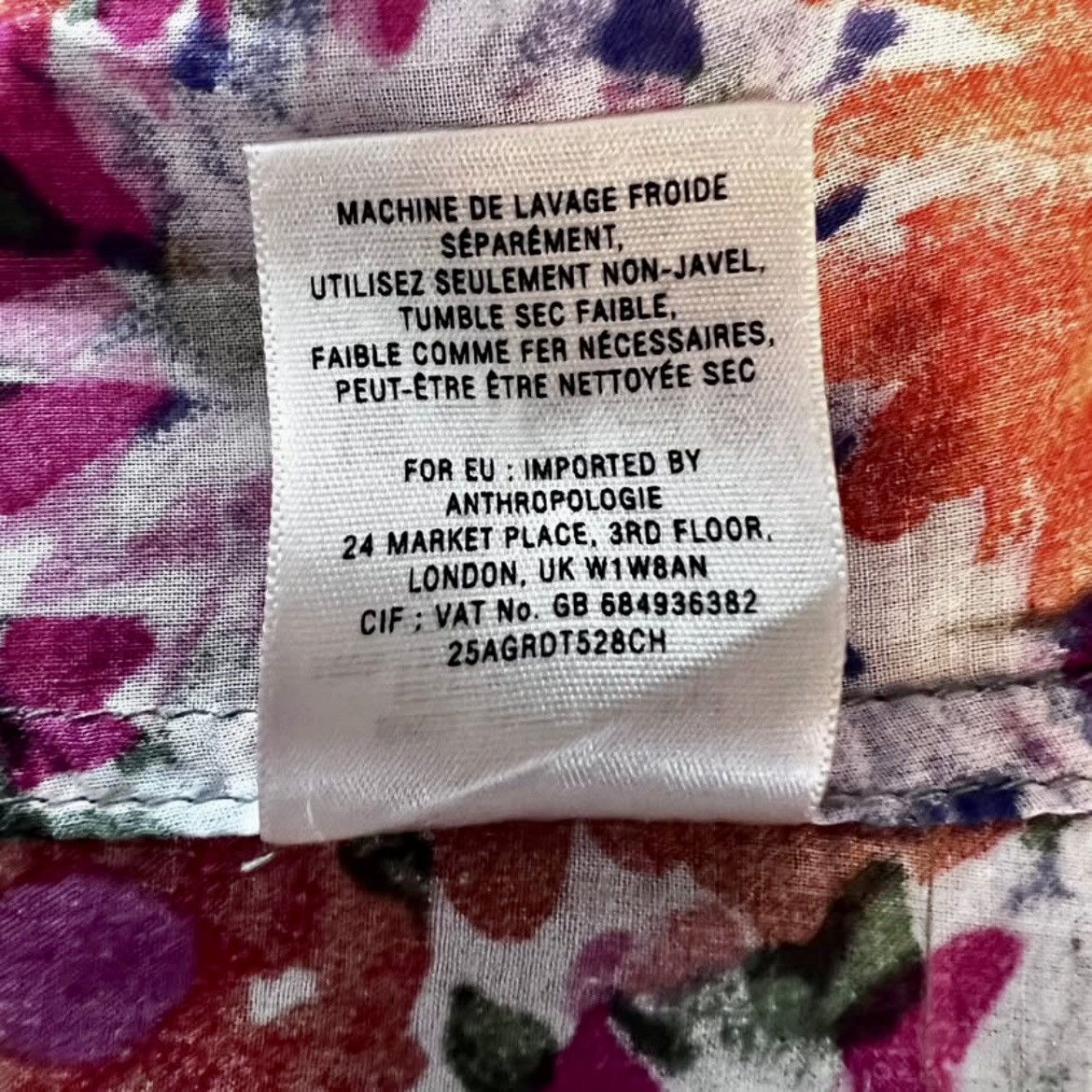 Anthropologie Anthropologie HD in Paris Floral Button Up Shirt - Size 2 Size XS / US 0-2 / IT 36-38 - 5 Thumbnail