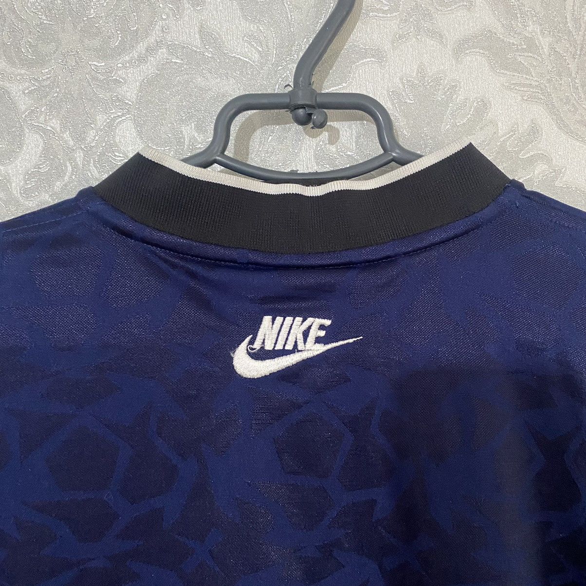 Other Vintage Nike Baggy Swoosh T-Shirt Drill Jersey Big Logo Y2K Size US XL / EU 56 / 4 - 12 Thumbnail