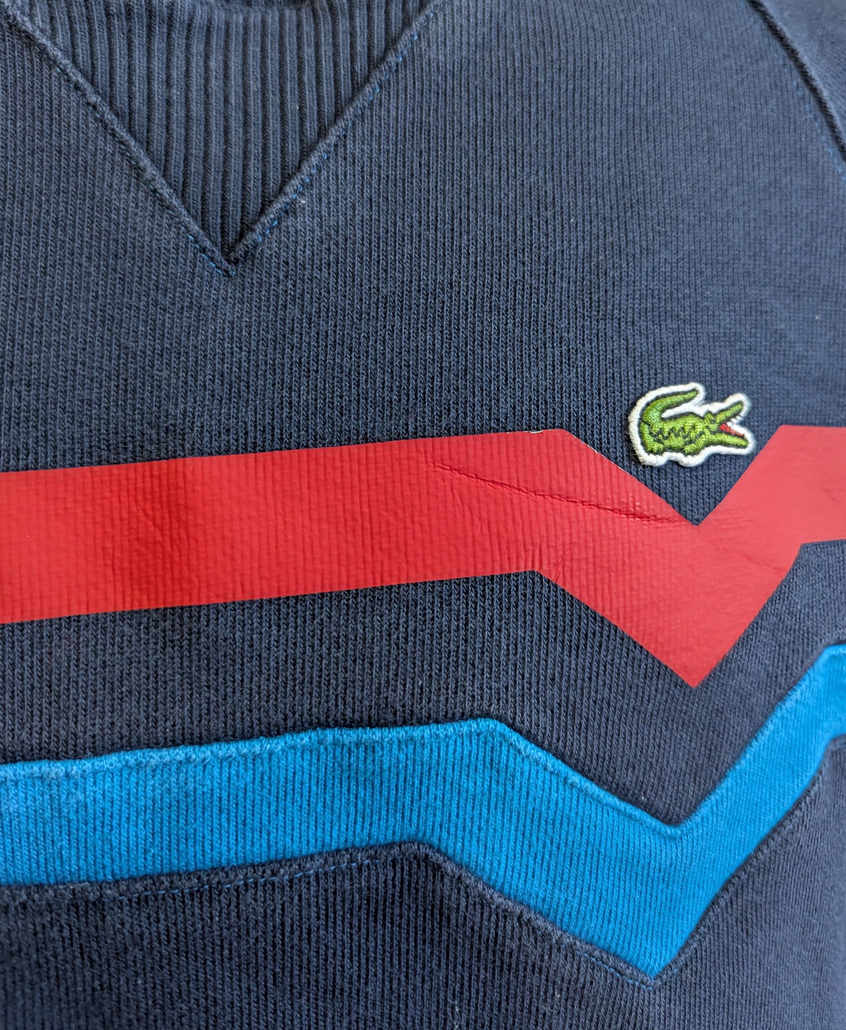 Lacoste LACOSTE Crew Neck Sweatshirt Made in France Size US S / EU 44-46 / 1 - 5 Thumbnail