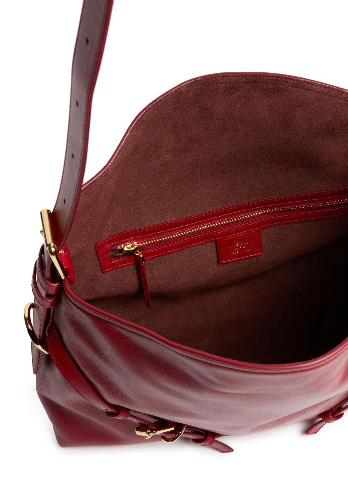 Givenchy GIVENCHY Voyou Medium Dark Red Leather Bag Size ONE SIZE - 4 Thumbnail