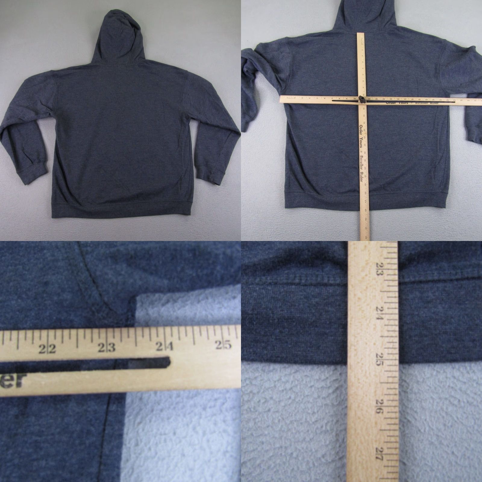 Vintage Killik Hoodie Mens Large Blue Pullover Sweatshirt Outdoor Hiking Size US L / EU 52-54 / 3 - 8 Thumbnail