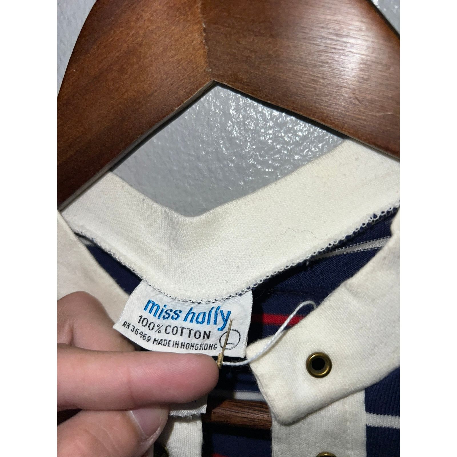 Vintage Womens Miss Holly Top Shirt 100% Cotton Tee Hong Kong L Size L / US 10 / IT 46 - 8 Thumbnail