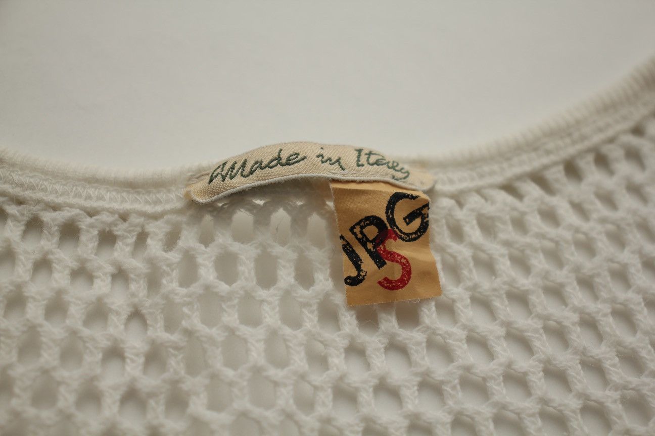 Jean Paul Gaultier Jean Paul Gaultier Fishnet Top White S Size S / US 4 / IT 40 - 6 Thumbnail