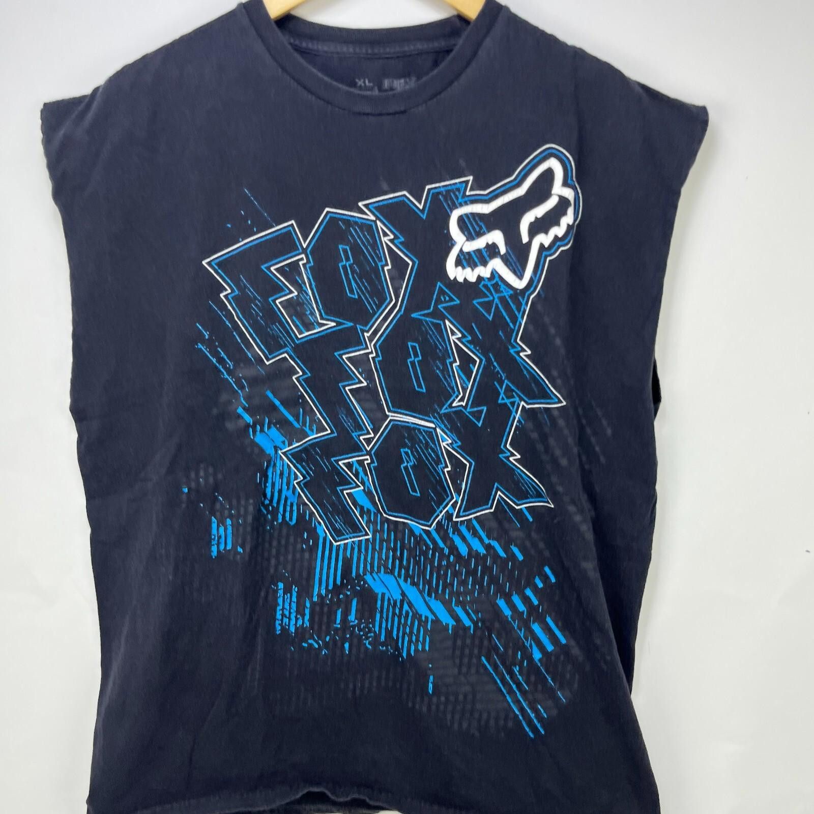 Fox Racing Vintage Fox Racing Y2K Sleeveless Shirt XL Size US XL / EU 56 / 4 - 2 Thumbnail