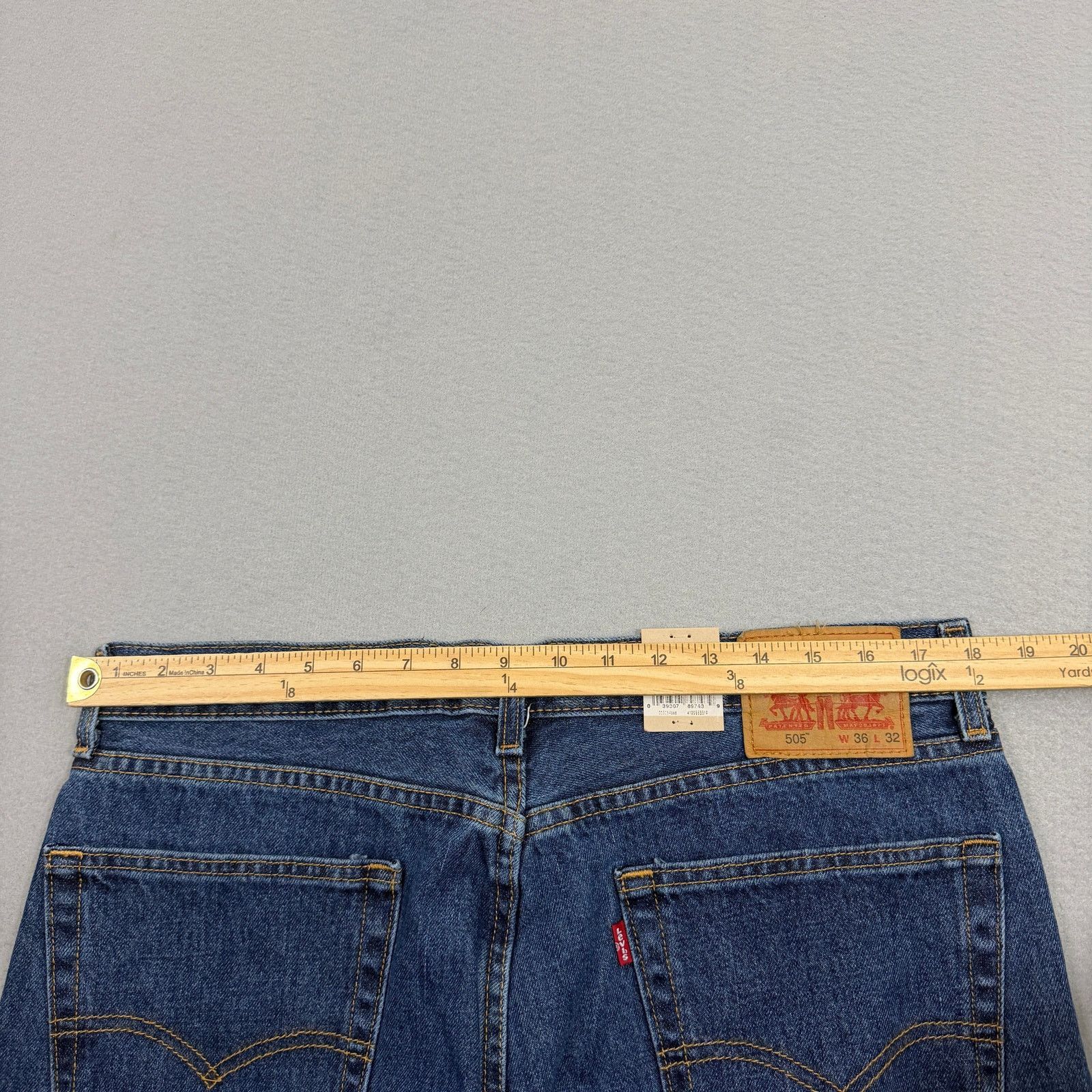 Levi's Levis 505 Regular Fit Jeans Men's 36x32 Blue NEW NWT Size US 36 / EU 52 - 8 Thumbnail