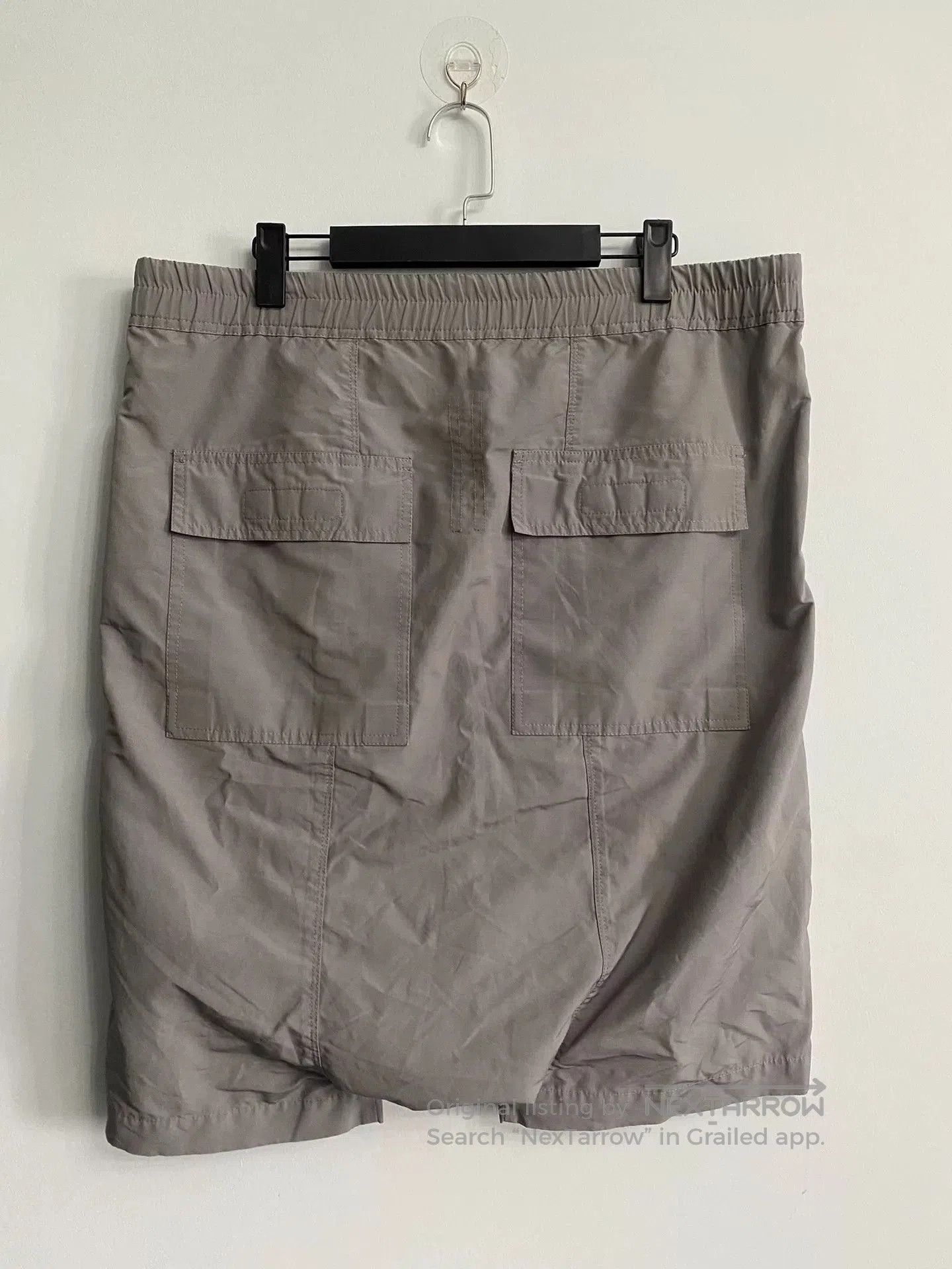 Rick Owens Rick Owens Gray Nylon Shorts. Size US 26 / EU 42 - 2 Thumbnail
