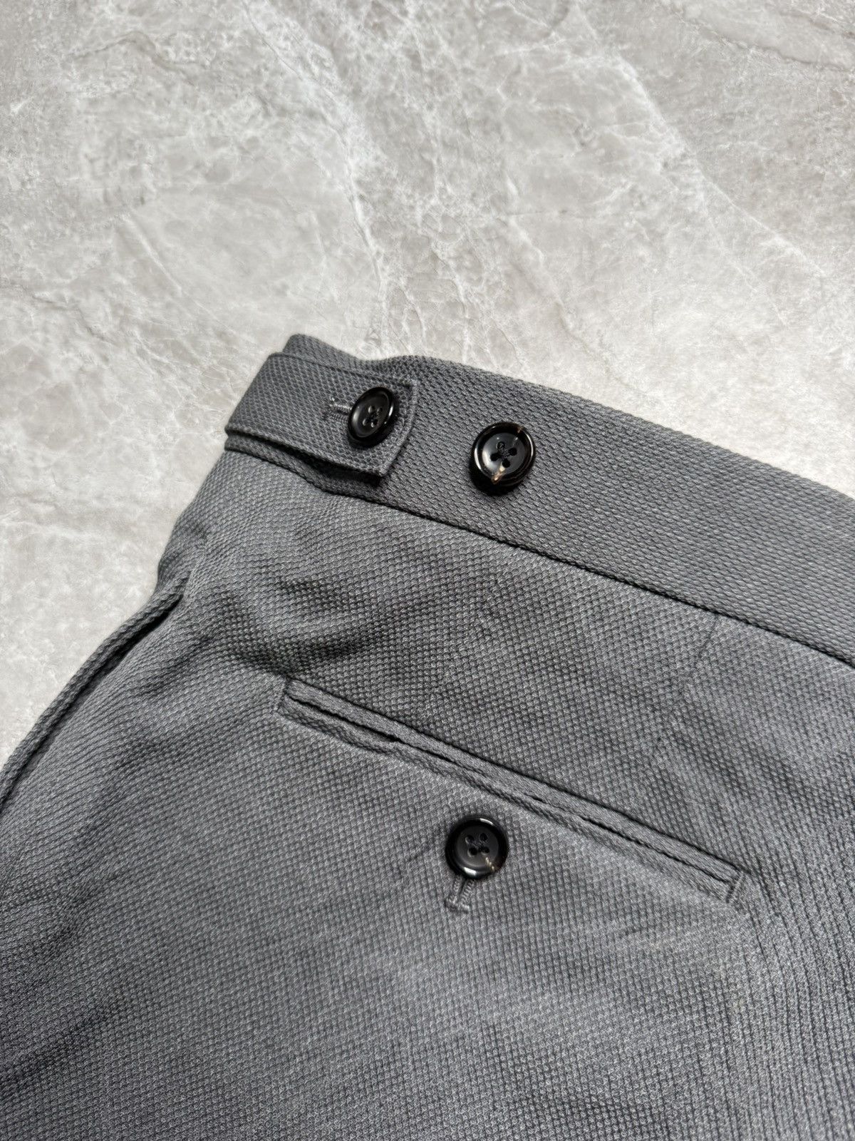 Thom Browne Thom Browne F/W 22 Single Pleated Wool Shorts Size US 31 - 8 Thumbnail